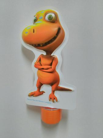 Tubete Orange Dino 06 Unidades